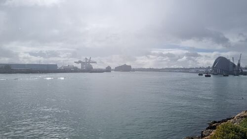 The rain passed just in time