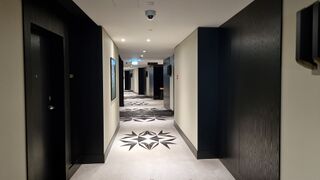 The Hilton corridor (they were all curved)