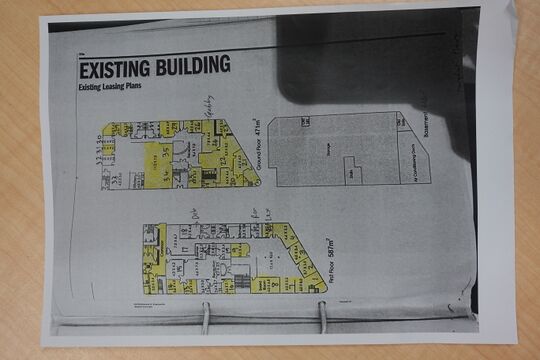 Plan of Robert Harper building