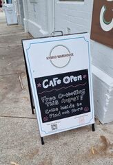 Coworking space sign
