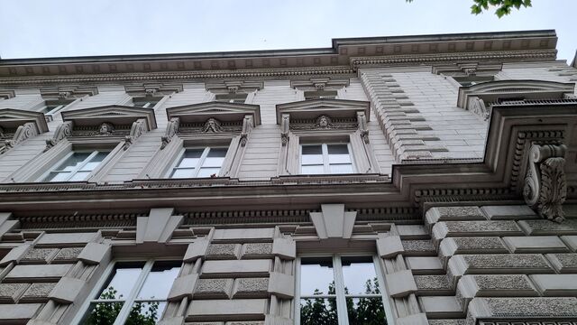 The café building