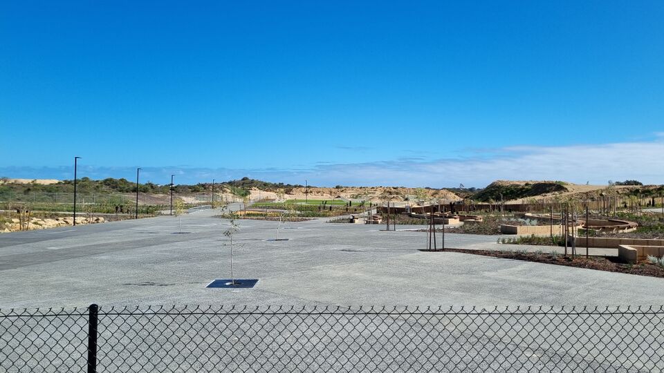 Park, not yet open