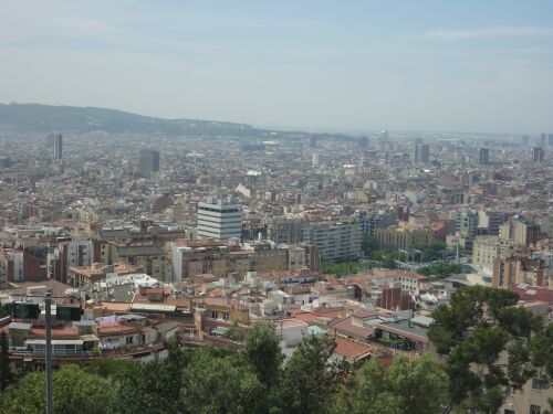 The view from Güell park.