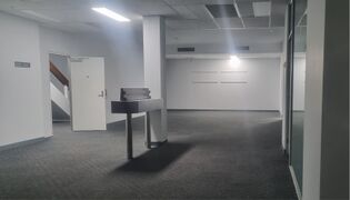 The dismal remaining deposit slip desk of the old Bendigo Bank branch