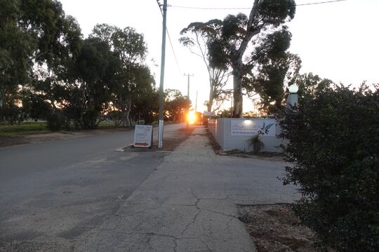 Getting back to the hotel, just on sunset