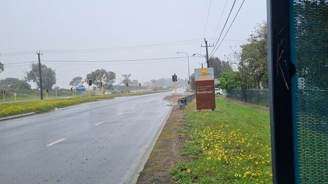 This is not where Henderson ends, according to the map.