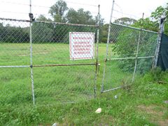 Main Roads trespassing sign