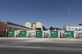 St Pats building site.