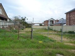 Empty block south of Healy Road