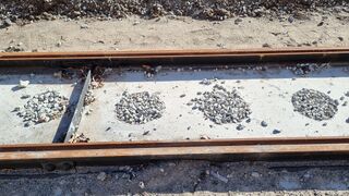 New tram tracks